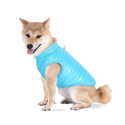 China New Stocked Border Pet Clothes Fall And Winter Full Nylon Zipper Dog Jacket Manufacturers Spot Dog Clothes for sale