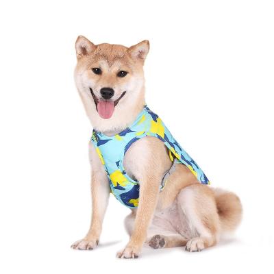 China 2023 New Winter Dog Jacket Stocked Vest Arm Clothing Waterproof Reflective Coat Warm Dogs Equipments Pet Clothes Vest With Leash for sale