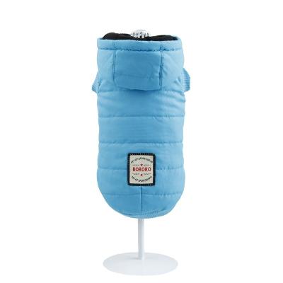 China Fleece Stocked Lining Extra Warm Dog Hoodie In Winter , Small Dog Jacket Puppy Coated With Hooded for sale