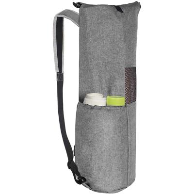 China Polyester Polyester Yoga Mat Storage Bag With Breathable Window And Large Pocket Up To 1/2 Inch Extra-Thick Yoga Mat for sale