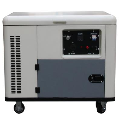 China Small Generator Supply Portable Electric Power 8KW 100% Copper Silent Diesel Generator Price for sale