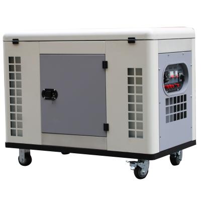 China Home/Project/Military Use/Commercial Use 18KW Silent Generator Single Phase AC 220V Silent Gasoline Generator Set for sale