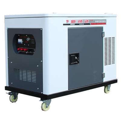 China Home / Project / For Military Use / AC 220V Three Phase Silent Industrial Gasoline Generator Power Supply Commercial Use 10KW Silent Generator for sale