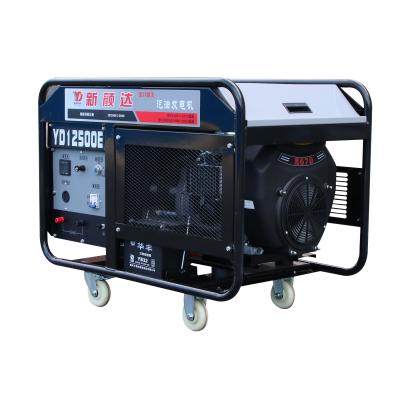 China Home/Project/Military Use/Commercial Use Yd12500d-10kw 110v 220v Power 380v Equal Three Phase Single Phase Open Frame 10kva Diesel Generator for sale