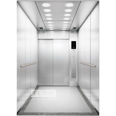 China Modern Standard Passenger Elevator, Side Door Opening, Hairline Stainless Steel Comparison Material for sale