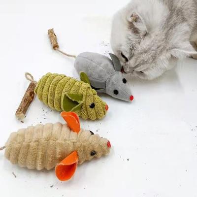 China New Stocked in Cat Toys with Teething Stick Teeth Cleaning Catnip Cat Toy Mouse for sale