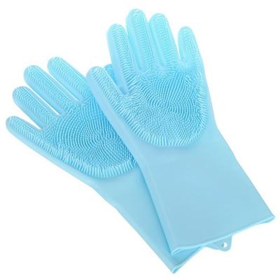 China Customized Viable Silicone Pet Hair Removal Gloves Dog and Cat Grooming Bath Massage Gloves for sale