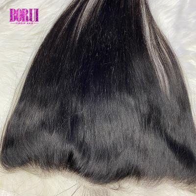 China 100 Virgin Indian Human Hair Lace Front Wholesale Vendor 100 Invisible Cuticle Aligned Silky Indian Hair No Tangle Straight Ear To Ear Hd Lace Headband for sale