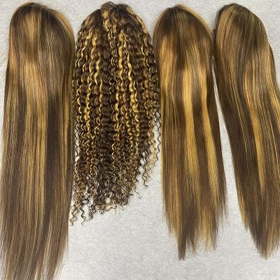 China Lhd Silky Straight Lace Front Half Color BoruiHair Wave Wig Front Hair for sale