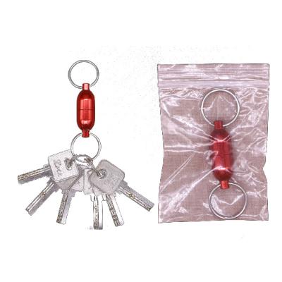 China Stainless Steel Detachable Portable Strong Magnetic Key Ring Quick Release Key Chain for sale