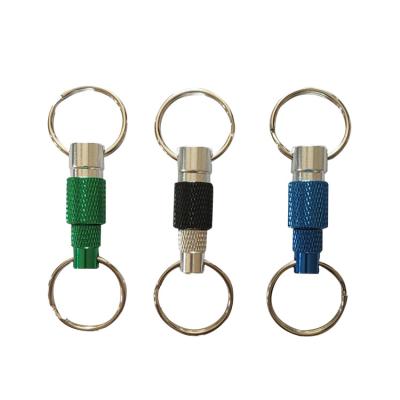 China Customized Detachable Aluminum Key Chain Key Chain Wholesale Accessories Aluminum for sale