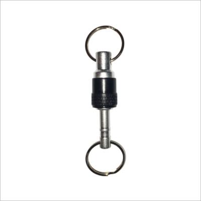 China Quick Release Aluminum Aluminum Key Ring Detachable Portable Key Chain for sale