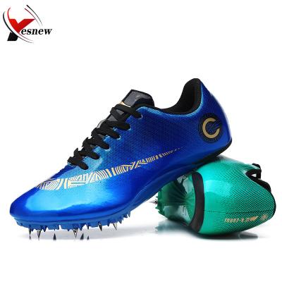 China Fashion Trend Custom Made Men Sprint Spike Running Sport Sneakers High Quality Athletic Shoes Track Graded for sale