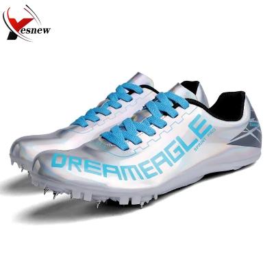 China New Arrived Wholesale Fashion Trend Mens Spike Track &Field Shoes Sprint Running Sneakers Couple Professional Athletic Jump Trainers for sale