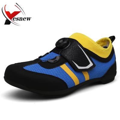 China MTB Shoes Men Outdoor Sports Road Bike Lightweight Breathable Cycling Sneakers Cycling Rubber Flat Sneakers for sale