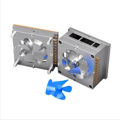 China Guangdong steel factory produce fan blade molds, drawings and sample plastic parts design and manufacture injection molds for sale