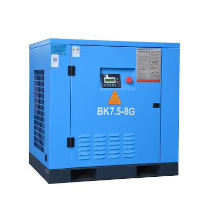 China OIL-LESS Kaishan 10 BK7.5-8G Electric Energy Saving Hp 116psi 42cfm Air Compressor Silent Air Screw Compressor For Industry for sale