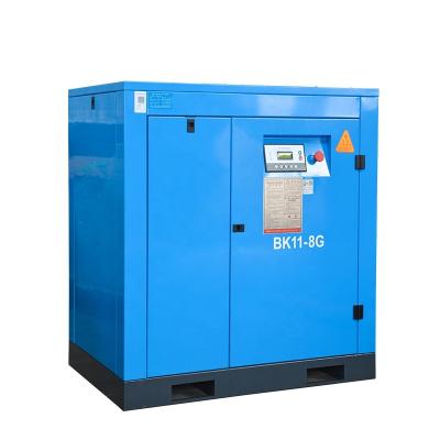 China Latest Design Lubricated Intelligent Auto Screw Air Compressor Air Tanks Portable Air Compressor for sale