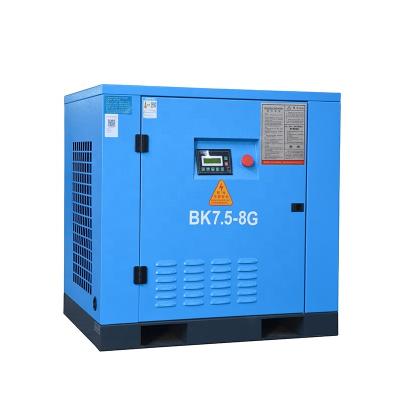 China Factory Direct Sale Lubricated Air Compressor Fixing Screw Portable Industrial Air Compressor for sale