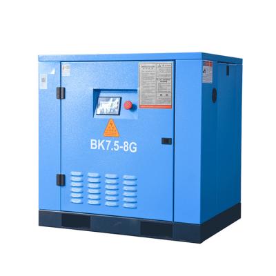 China Lubricated Most Popular Bk-7.5 Kaishan Bk-7.5 High Quality Oil Free Screw Air Compressor for sale