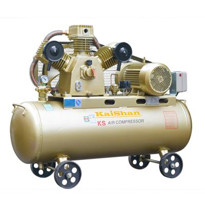 China Lubricated Kaishan Low Pressure KS100 10 Hp 7.5 Kw Industrial Air Compressor For Painting for sale