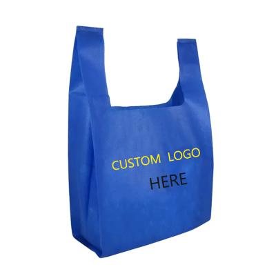 China Wholesale Reusable Non Woven Shopping Tote Bag Foldable Non Woven Bag Eco - Friendly for sale