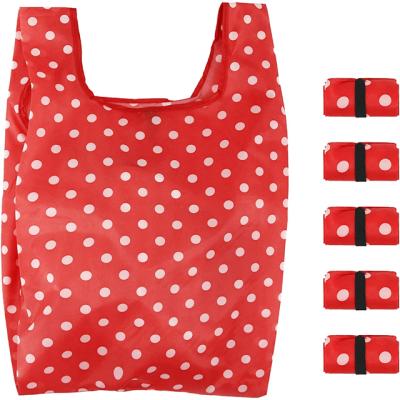 China Eco - Friendly Eco - Friendly Shopping Tote Bag Polyester Nylon Bag Foldable Foldable Bags for sale