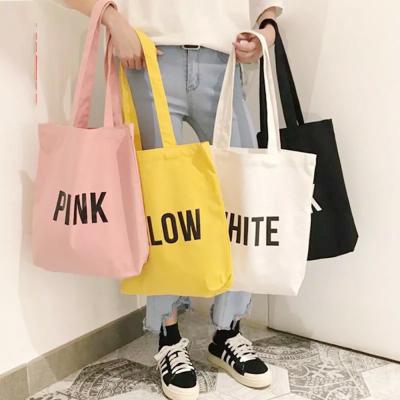 China 100% eco-friendly reusable cotton tote bag cotton canvas tote bag custom shopping custom logos eco friendly for sale