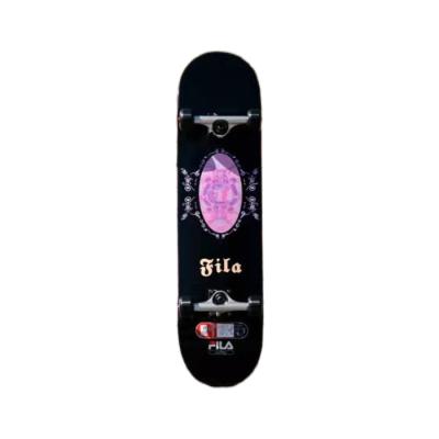 China Lightweight Aluminum Skateboard Imported Full Set Longboard Dancing Deck Skateboard 356 Bracket Rubber Skateboard Full Set for sale