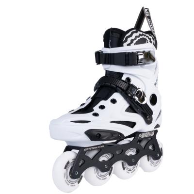 China High quality sports roller skates design PVC low price automatic integrated wear-resistant quad skates original white active skates for sale