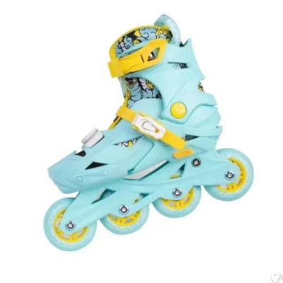 China Hot Selling New Sports Roller Skate Shoes High Quality Hot Professional Active Freestyle 4 Wheel Integrated Roller Skates Kids Figure Skating Shoe for sale