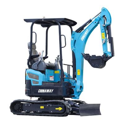 China Powerful Digger Free Shipping 1.2 Ton Crawler Small Digger With Joystick Mini Excavator Price For Sale for sale