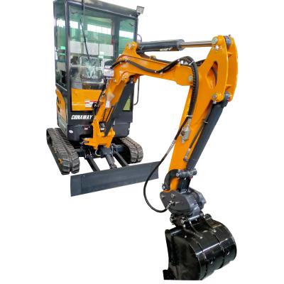 China Powerful Digger Excavator Free Shipping 2 Ton Mini Crawler Excavator Micro Digger 1.5 Ton Hydraulic Small Digger For Working Farmland Home Use for sale