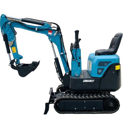 China NEW MODEL Shandong Powerful 1.2 Ton Crawler Digger Hydraulic Excavator 1.5t Mini Small Mini Excavator Diggers For Sale Cheap Price for sale