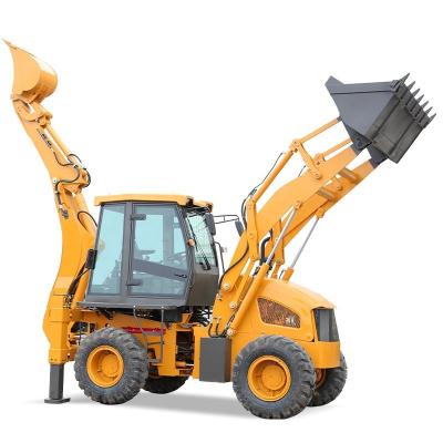 China Hydraulic pump wheel backhoe newcomer backhoe loader powerful loading price with factory price for sale