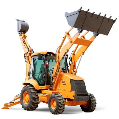 China New Type Powerful Loading Upgraded Backhoe Loader Excavator Backhoe With Price With A Variety Function Attachment for sale