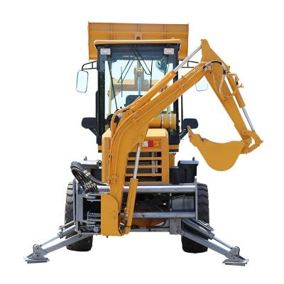 China Strong Structure Large Front End Loader Tractor 3 to 6 Ton Multifunction Wheel Backhoe Loader for Sale for sale