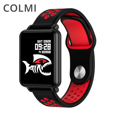 China Red Touch Screen Electronic Smart Watch Full Page Silicon For New Models Smartwatches Men Female Wrist All Feature With Alarm for sale