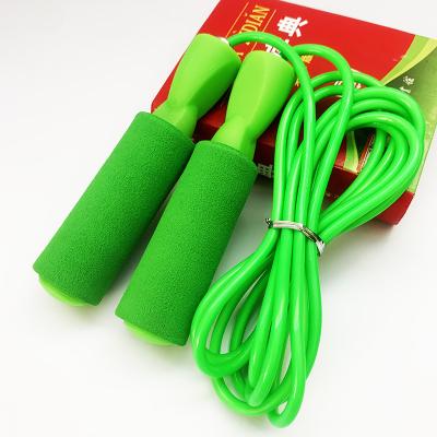 China DailyTrainning/Professional Competition Gym weighted jump skipping rope adjust skip rope high quality sponge skipping rope for sale