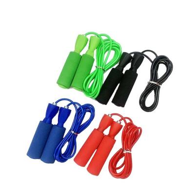 China DailyTrainning/Professional Competition Wholesale cheap price skipping cable jump rope cheap price sponge skipping rope for sale