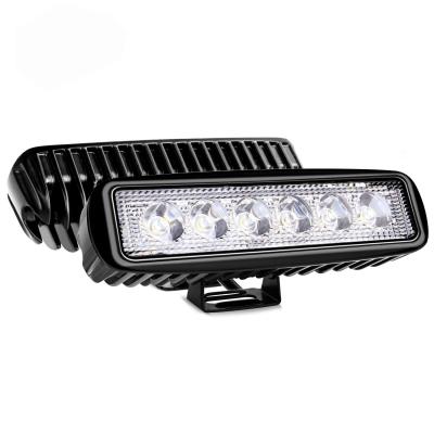 China Wholesale Newway Heavy Duty 12V 18W 6.5inch IP67 Mini Single Row Flood Beam LED Car Household Equipment Light Bar For Universal Cars Truck ATV Offroad UTV 4X4 for sale