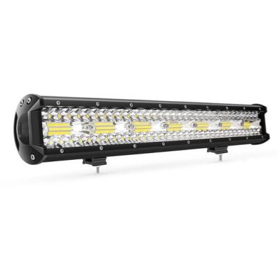 China Car Household Equipment 12V 420W Triple Row Flood Combo Heavy Duty 42000LM 42000LM Led Light Bar Drive Boat Off Road 20 Inch Led Light Bar For Trucks Tractors Jeep for sale