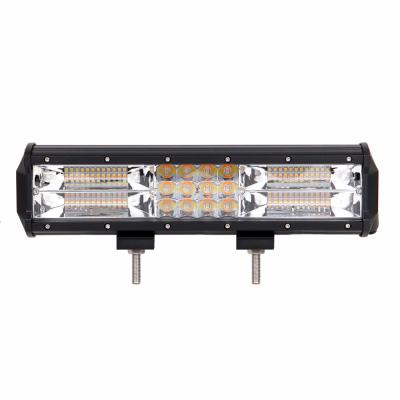 China 2022 Car Household Equipment New Heavy Duty Design 180W Light Led Bar Strobe Amber White Dual Color Truck Fast Flash Car ATV UTV SUV LED Offroad Light Bar 12 Inch for sale