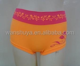 China 2021 Antibacterial Women Brief Boxer Ladies Underwear Seamless Panties for sale