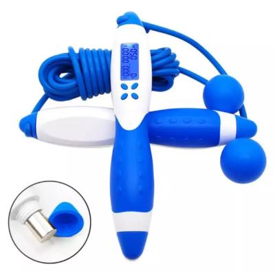 China High Quality LED Display Digital Weight Calories Time Setting Heavy Speed ​​Wireless Jump Rope for sale