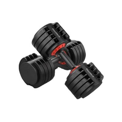 China 2021 Hot Sale Gym Equipment Dumbbell Adjustable Dumbbell Set Adjustable Dumbbell 10kg Set For Sale for sale