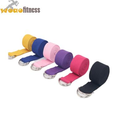 China High quality wholesale cheap strength training price stretch belt yoga belt strap for sale