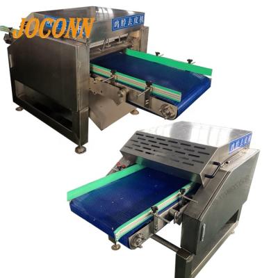 China Customized High Quality Slaughter Line Chicken Goose Turkey Duck Necks Breast Skin Removing Machine/Poultry Neck Leg Peeling Machine for sale