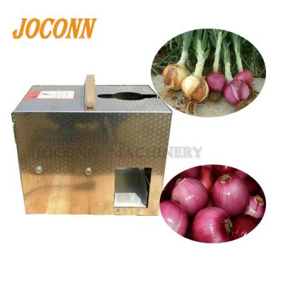 China Easy operation automatic onion root cutters /green onion end slitter /onion tail cutter cuttingmachine for sale