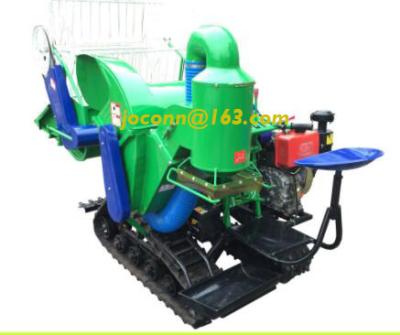 China Rice Mini Tractor Mounted Walking Type Combine Rice Wheat Harvester for sale